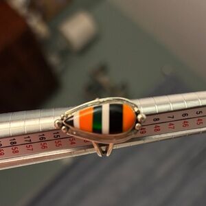 Colorful Teardrop Ring